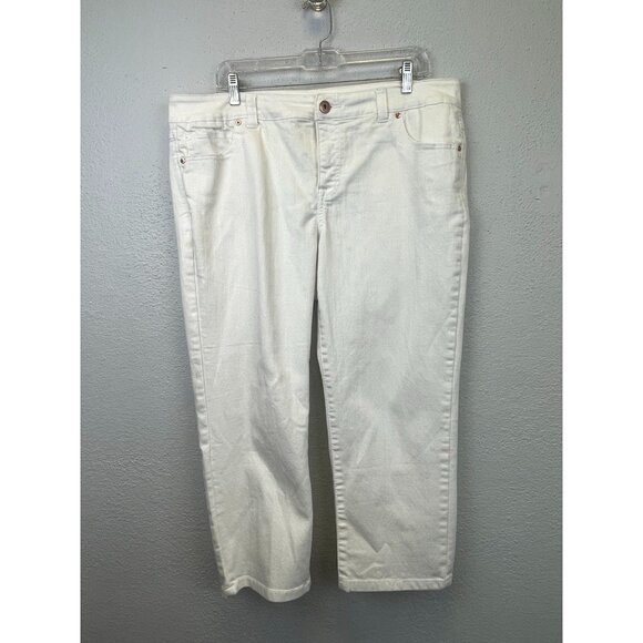 Inc International Concepts Womens Animal Print Skinny Jeans Black Size 8 main image 1
